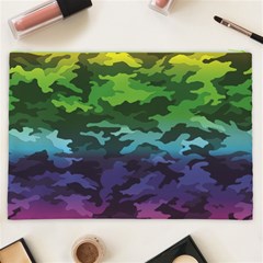 Rainbow Camouflage Cosmetic Bag (XXL) from ArtsNow.com Back