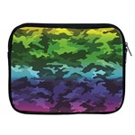 Rainbow Camouflage Apple iPad 2/3/4 Zipper Case