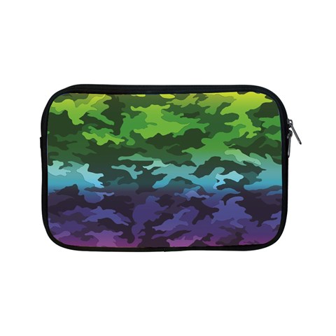 Rainbow Camouflage Apple iPad Mini Zipper Case from ArtsNow.com Front