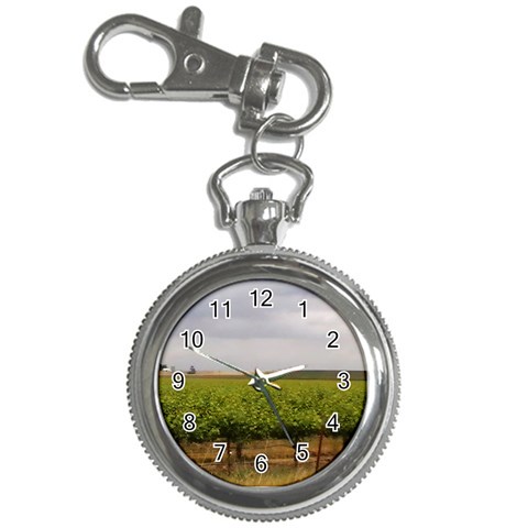 Vinyard Beneath A Cloudy Sky Key Chain Watch from ArtsNow.com Front