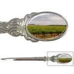 Vinyard Beneath A Cloudy Sky Letter Opener