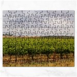 Vinyard Beneath A Cloudy Sky Jigsaw Puzzle (Rectangular)