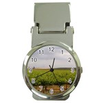 Vinyard Beneath A Cloudy Sky Money Clip Watch