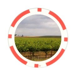 Vinyard Beneath A Cloudy Sky Poker Chip Card Guard from ArtsNow.com Front