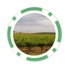 Vinyard Beneath A Cloudy Sky Poker Chip Card Guard from ArtsNow.com Front