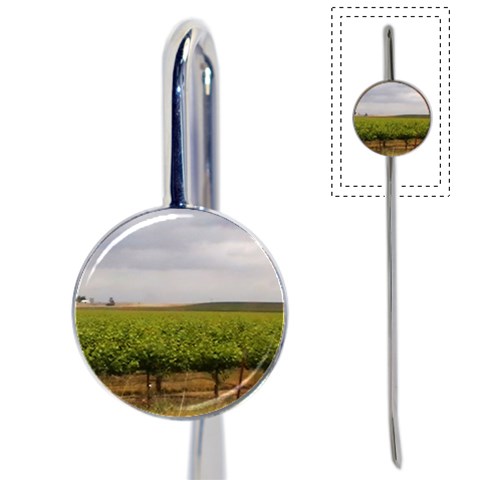 Vinyard Beneath A Cloudy Sky Book Mark from ArtsNow.com Front
