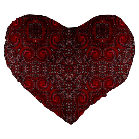 Red Mystic 19  Premium Heart Shape Cushion from ArtsNow.com Front