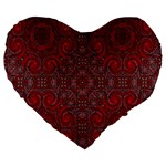 Red Mystic 19  Premium Heart Shape Cushion