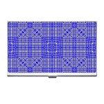 Azul Stitch Business Card Holder