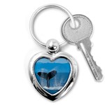 Humpback Whale Key Chain (Heart)