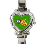 Design0894 Heart Charm Watch