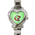 Design1152 Heart Charm Watch