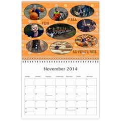 Aaron Wall Calendar 11 x 8.5 (12 Nov 2014