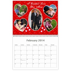 Aaron Wall Calendar 11 x 8.5 (12 Feb 2014