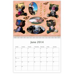 Aaron Wall Calendar 11 x 8.5 (12 Jun 2014