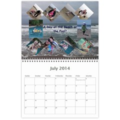 Aaron Wall Calendar 11 x 8.5 (12 Jul 2014