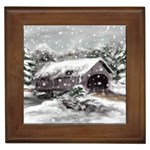 Snowbridge -  Ave Hurley    Framed Tile