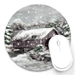Snowbridge -  Ave Hurley    Round Mousepad