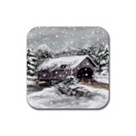 Snowbridge -  Ave Hurley    Rubber Coaster (Square)