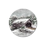 Snowbridge -  Ave Hurley    Magnet 3  (Round)