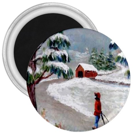 Sledding the Tree home Front