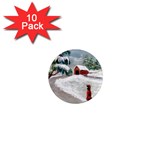 Sledding the Tree home - Ave Hurley - 1  Mini Magnet (10 pack) 