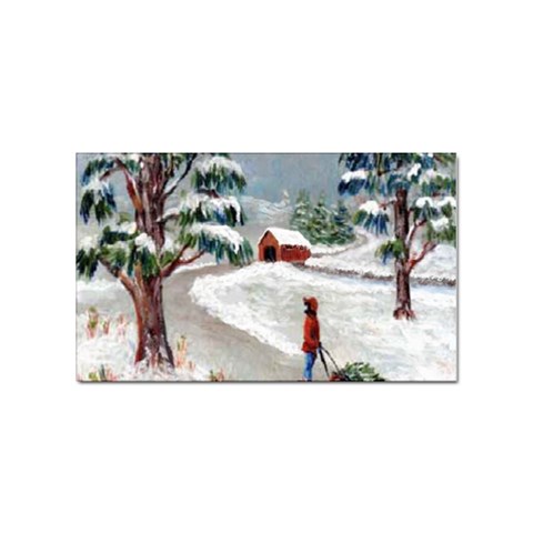 Sledding the Tree home Front