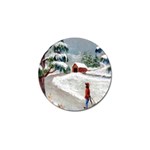 Sledding the Tree home - Ave Hurley - Golf Ball Marker