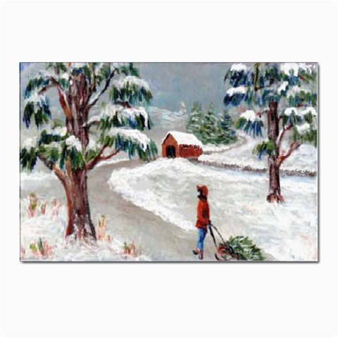 Sledding the Tree home Front