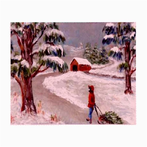 Sledding the Tree home Front