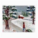 Sledding the Tree home - Ave Hurley - Glasses Cloth (Small)