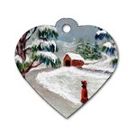 Sledding the Tree home - Ave Hurley - Dog Tag Heart (One Side)