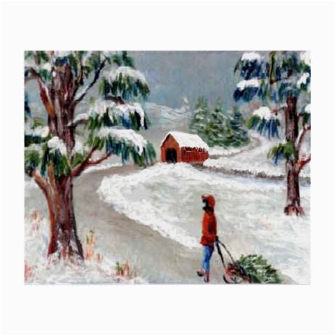 Sledding the Tree home Front