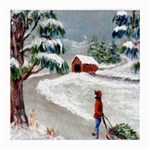 Sledding the Tree home - Ave Hurley - Glasses Cloth (Medium)