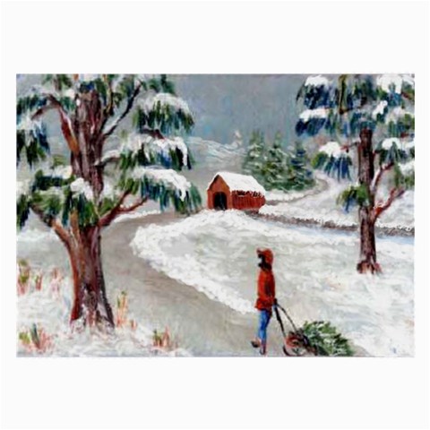 Sledding the Tree home Front