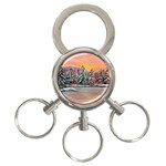 Jane s Winter Sunset - Ave Hurley -  3-Ring Key Chain
