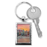 Jane s Winter Sunset - Ave Hurley -  Key Chain (Rectangle)