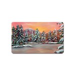 Jane s Winter Sunset - Ave Hurley -  Magnet (Name Card)