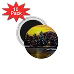 James Winter Cabin By Ave Hurley 1 1m 1.75  Magnet (10 pack) 