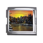 James Winter Cabin By Ave Hurley 1 1m Mega Link Italian Charm (18mm)