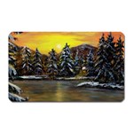 James Winter Cabin By Ave Hurley 1 1m Magnet (Rectangular)
