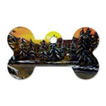 James Winter Cabin By Ave Hurley 1 1m Dog Tag Bone (One Side)