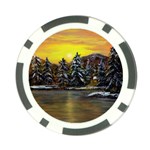 James Winter Cabin By Ave Hurley 1 1m Poker Chip Card Guard