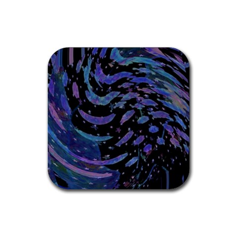 Attack From Beyond   Artrave   Rubber Coaster (Square) from ArtsNow.com Front