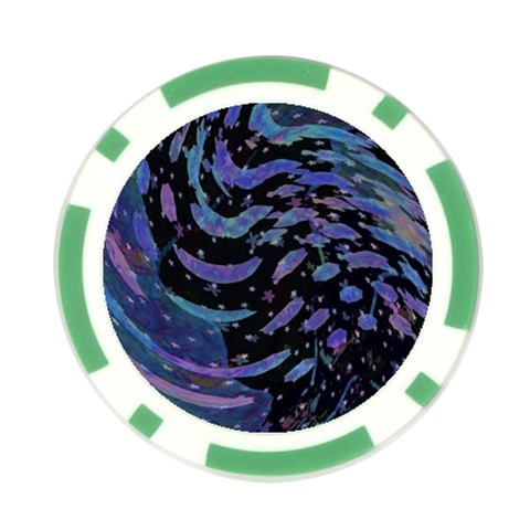 Attack From Beyond   Artrave   Poker Chip Card Guard from ArtsNow.com Front