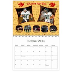 Austin Wall Calendar 11 x 8.5 (12 Oct 2014