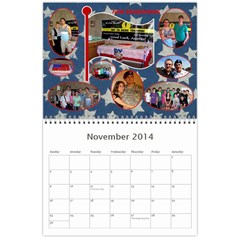 Austin Wall Calendar 11 x 8.5 (12 Nov 2014