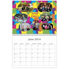 Austin Wall Calendar 11 x 8.5 (12 Jun 2014