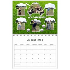 Austin Wall Calendar 11 x 8.5 (12 Aug 2014