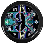 Jungle4 Wall Clock (Black)